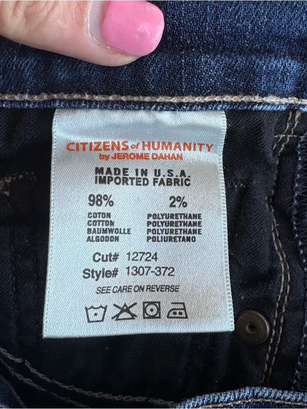 Citizens of Humanity Amber Bootcut Jeans‎ Dark Wash Women’s Size 25 - Picture 11 of 12
